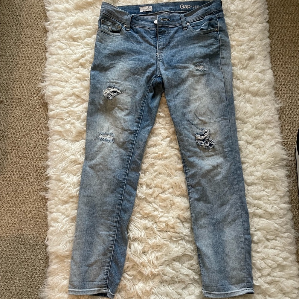 Gap Girlfriend Mid-Rise Jeans